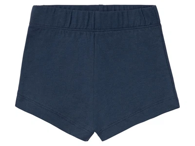 Шорты хлопковые однотонные для мальчика Lupilu LIDL 370937 062-68 см (2-6 мес.) темно-синий