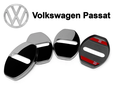 Накладка (заглушка) замка дверей Volkswagen Passat (4 двери) Черные