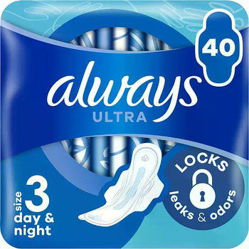 Гігієнічні прокладки Always Ultra Day&Night (розмір 3) 40 шт