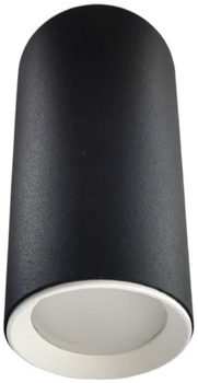 Lampa tuba Light Prestige Manacor 13 cm 1 x GU10 czarno - biała (LP-232/1D - 130 BK/WH)