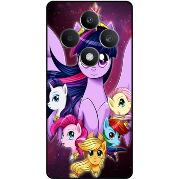 Чехол силиконовый бампер Candy для Oppo Reno 12F с рисунком Пони my little pony