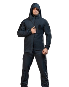 Военный демисезонный костюм куртка брюки и флисовая кофта Softshell ДСНС ВТ4733 размер 2XL Синий (Kali)