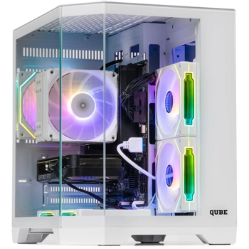 Корпус QUBE CRYSTAL ARGB White (CRYSTAL_GWNU3)