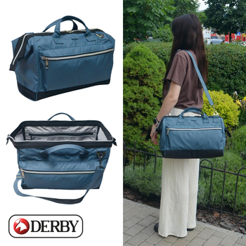 Сумка дорожная спортивная DERBY FitnessBag фитнес сумка-саквояж ручная кладь 40 30 20 в самолет лоукост серая
