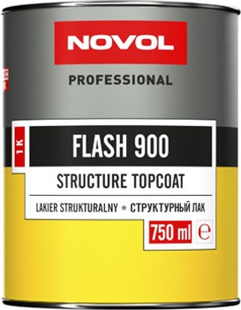 Lakier strukturalny Novol FLASH 900 0.75L 38104 Black (5900061381047)