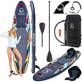 Надувна SUP дошка Tsunami T08 з веслом Bolt 320 см