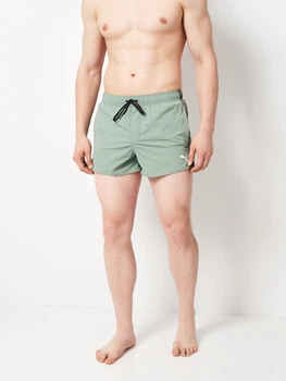 Шорты пляжные мужские Puma Swim Men Crinkle Short Shorts 94705802 XS Зеленые (8720245808705)
