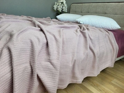 Покрывало Чайная роза, Пике Косичка 140*220
