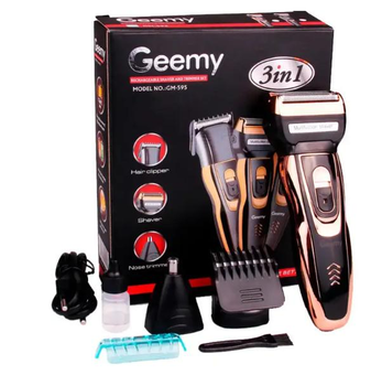 Машинка для стрижки Geemy GM 595 3в1