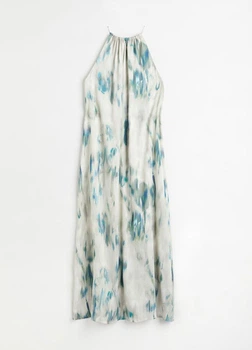 Сукня H&M S кремово зелений 3005106665601