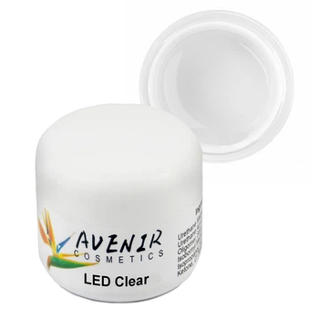 Гель моделюючий для нігтів Avenir LED Crystal clear 15 мл
