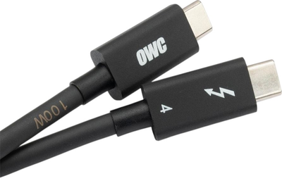 Kabel OWC Thunderbolt 4 to USB-C 0.7 m Black (OWCCBLTB4C0.7M)