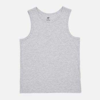 Майка H&M 271237524_1pcs 92 Сірий