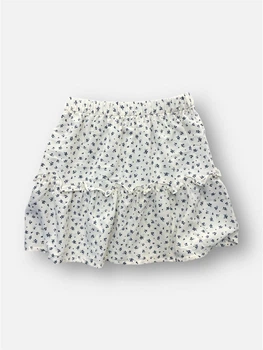 Спідниця H&M 271224668_white 146 Білий/синій