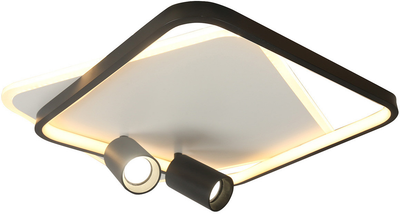 Lampa sufitowa Light Prestige Parma LP-0612/2C Square BK