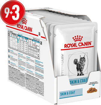 Лікувальний вологий корм для котів Royal Canin Skin & Coat Cat Pouches 85 г