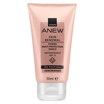 Оновлювальний крем для обличчя Avon Anew з антиоксидантами «Енергія Протінолу. Мультизахист» SPF 1, 50 мл (84946877)