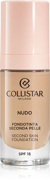 Тональная основа Collistar NUDO Second Skin Foundation SPF15 2R Beige Rosato 30ml