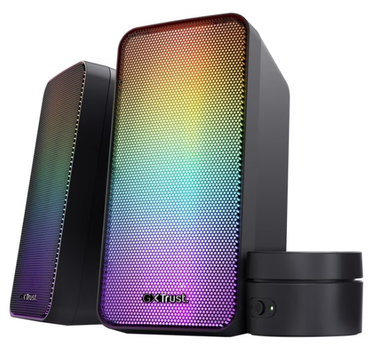 Акустична система Trust GXT 611 Wezz, USB/AUX, RGB/Knob, чорний
