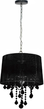 Підвісний світильник Light Prestige Mona 3xE14 Чорний (LP-5005/3P)