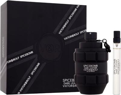 Набір для чоловіків Viktor & Rolf Spicebomb Dark Leather Парфумована вода 90 мл + Парфумована вода 10 мл (3614274312447)