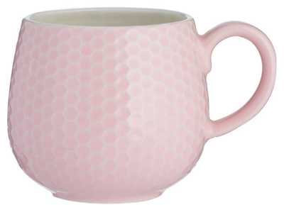 Kubek Mason Cash Embossed Honeycomb różowy 350 ml (5010853263298)