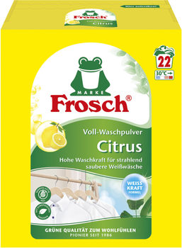 Пральний порошок-концентрат Frosch Цитрус 1450 г (4001499960260/4001499969522)