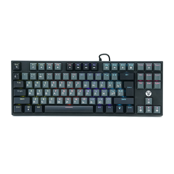 Клавиатура USB Fantech ATOM MK876, (Eng), Grey (red switch), 87к, Q10