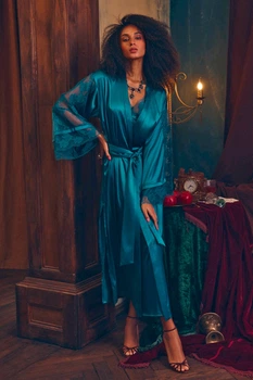 Халат Anabel Arto 44(M) Изумрудный-119 (114366)