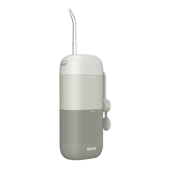 Портативный Мини-Ирригатор Зубной на Аккумуляторе Nicefeel FC5170 с Отсеком для Таблетки Ирригатор для Полости Рта 4 Режима Серый