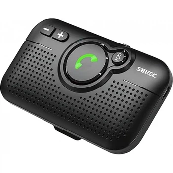 Гучний зв'язок авто Bluetooth-гарнітура для мобільного телефону SUNITEC BC980P Black (R3680)