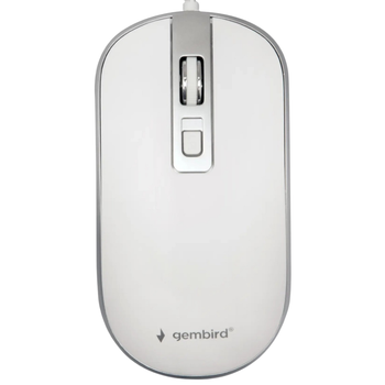 Мышь Gembird MUS-4B-06-WS White/Silver