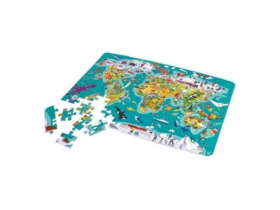 Пазл-гра Карта світу, Hape, 100 ел., E1626