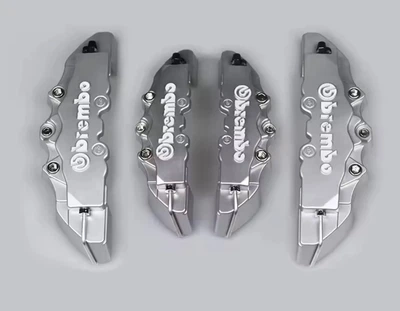 Декоративные накладки на тормозные суппорта Brembo ABS Серые 4 шт.