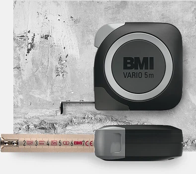 Рулетка вимірювальна 5 метрів з нержавіючої сталі Rostfrei Vario BMI 411543120