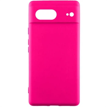 Чехол Silicone Cover (AAA) для Google Pixel 7 Barbie Pink