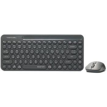 Комплект (клавиатура, мышь) беспроводной A4Tech Fstyler FG3200 Air Grey