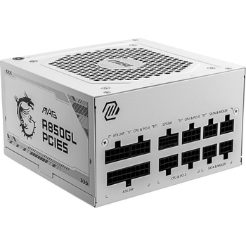 Блок живлення MSI MAG A850GL 850W PCIE5 White