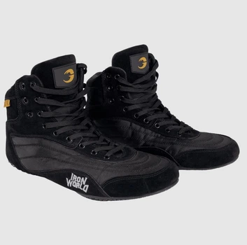 Кроссовки для бодибилдинга GASP Zeus Thunderbolt Hi-Tops черные (43 размер - 28,6 сантиметров)