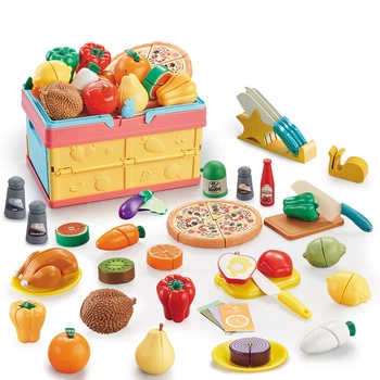 Игровой набор Овощи и фрукты с корзинкой (108-702)
