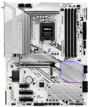 Материнська плата ASRock Z890 Pro RS WiFi White (s1851, Intel Z890, PCI-Ex16)