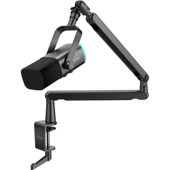 Мікрофон динамічний Fifine TAM8 USB/XLR з RGB підсвічуванням кардіоїдний Black