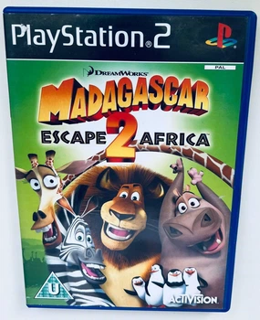 Madagascar Escape 2 Africa, английская версия - диск для PlayStation 2, Б/У