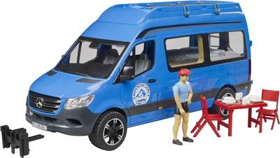Набір іграшковий Bruder Кемпер MB Sprinter з фігуркою та аксесуарами 1:16 (2684)
