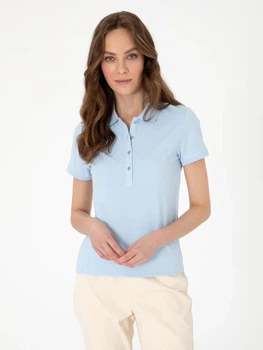 Поло женское Pierre Cardin G022SZ011-000-2171046(mavi) S Голубое (8683859090587)