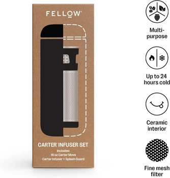 Kubek termiczny Fellow Carter Move Czarny 473 ml (2507010318) Kubek termiczny Fellow Carter Move Czarny 473 ml (2507010318)