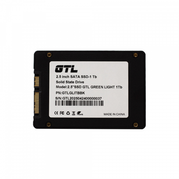 SSD накопитель gtl Green Light 1Tb sata3 2.5" 3d tlc Bulk (gtlglitbbk)