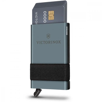 Карта-мультитул с картхолдером Victorinox SMARTCARD Wallet Sharp Gray 0.7250.36