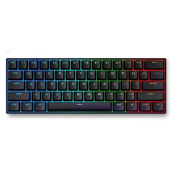 Геймерська магнітна клавіатура MCHOSE Ace 60 Hall Effect BLUE ICE Switch УКР/АНГ BLACK/ЧОРНА (ACE60B)