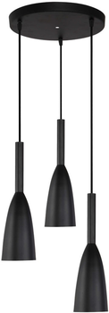 Lampa wisząca Light Prestige Solin 3 3xE27 Czarna (LP-181/3P BK)
